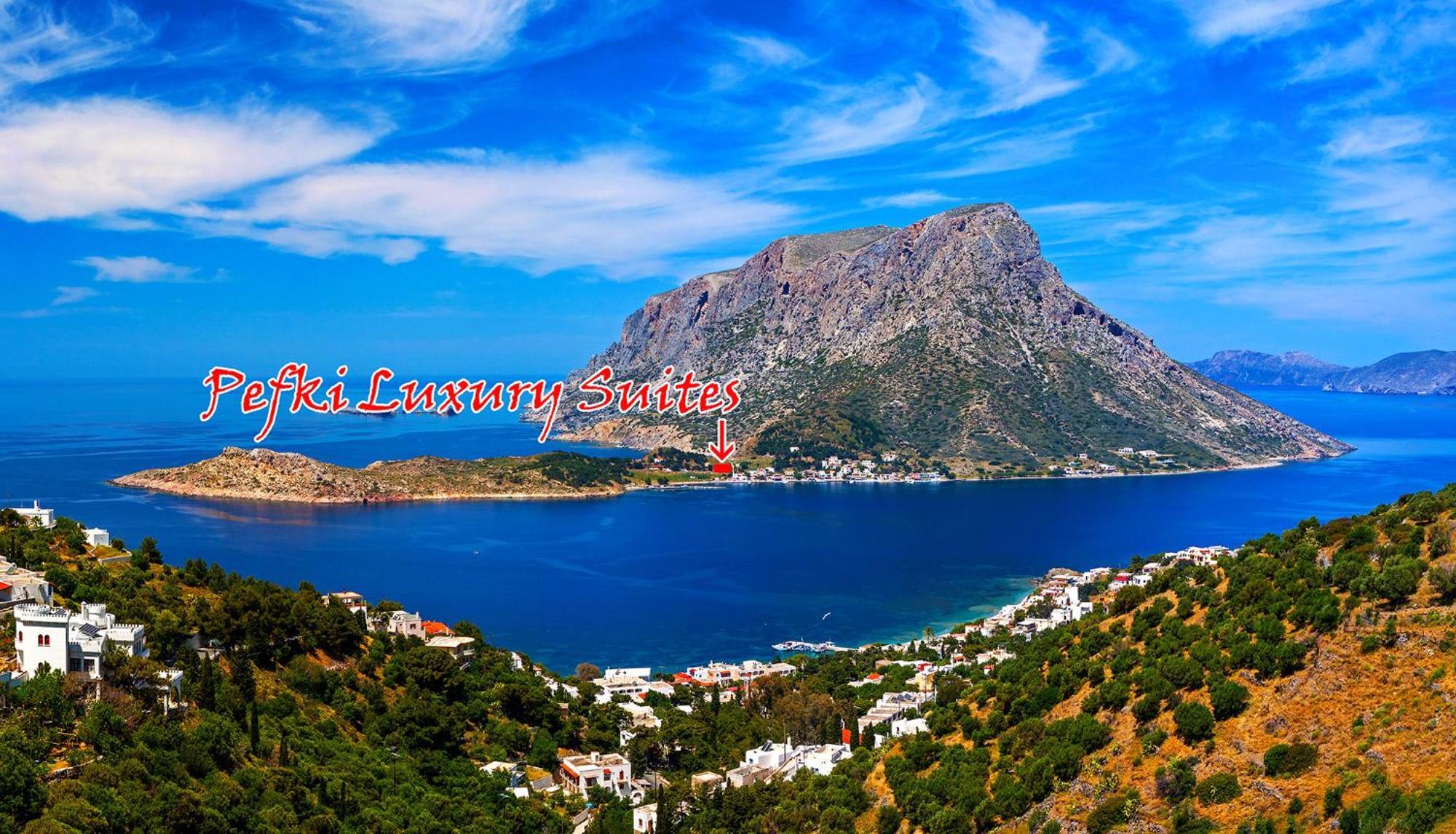 Pefki Luxury Suites Telendos Екстер'єр фото